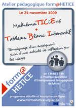 atelier pédagogique form@HETICE