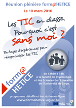 atelier pédagogique form@HETICE
