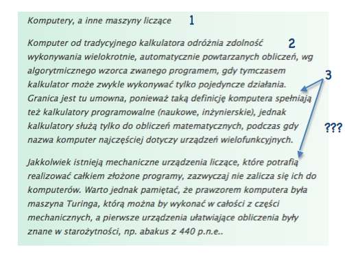 Paragraphes