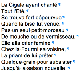 cigale et fourmi