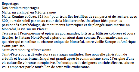 Texte nu