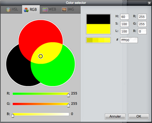 choix des couleurs